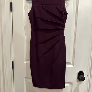 Calvin Klein Rich Purple Sheath Dress